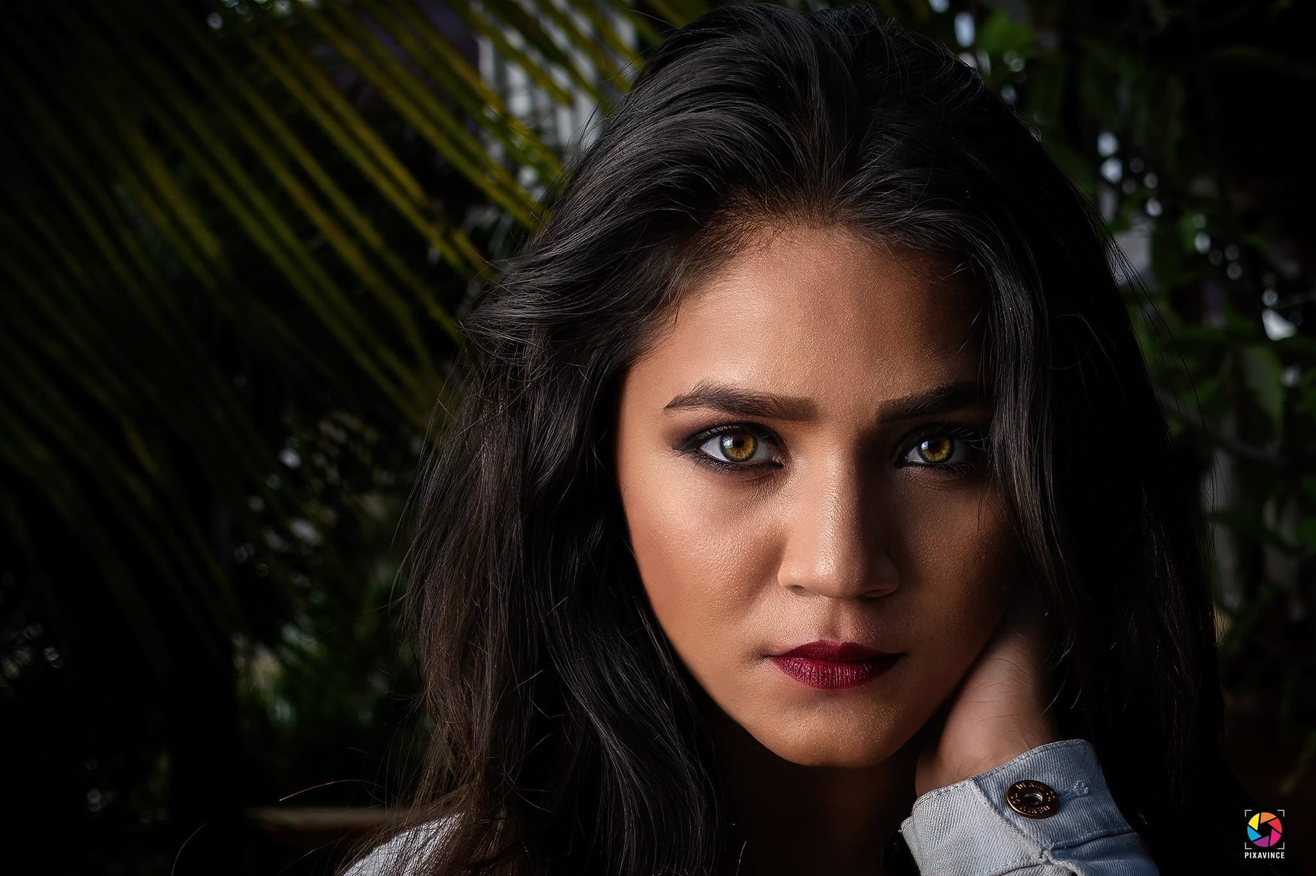 Outdoor model fashion portrait lighting